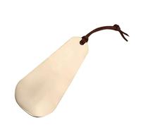 ZONSHJDKR Calzascarpe, Mini Calzascarpe da Viaggio for Bambini, Uomini e Donne, Cucchiaio Portatile for Scarpe con Manico Corto Cordino, Piccolo aiutante for in Ottone, Regalo di Compleanno