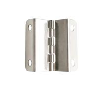 ZONSHJDKR Cerniera per Porta con Cuscinetto a Sfere 1 pz Hardware 41 mm Lunghezza Laterale Cerniera in lamiera di Ferro Anticato a Quattro Pieghe, Fori, Tre ad Angolo retto