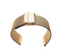 ZONSHJDKR Cinturino dell'orologio Cinturino in Acciaio Inossidabile Bracciale Universale 16/18/20/22 mm Cinturino di Ricambio(Rosegold_18mm)