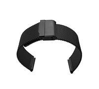 ZONSHJDKR Cinturino dell'orologio Cinturino in Acciaio Inossidabile Bracciale Universale 16/18/20/22 mm Cinturino di Ricambio(Black_20mm)