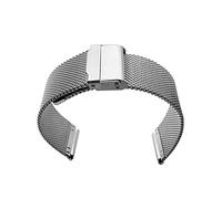 ZONSHJDKR Cinturino dell'orologio Cinturino in Acciaio Inossidabile Bracciale Universale 16/18/20/22 mm Cinturino di Ricambio(Silver_16mm)