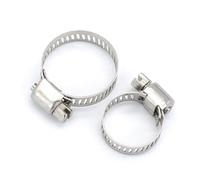 ZONSHJDKR Fascette stringitubo 3-10 Pezzi Regolabili 6-82 mm in Acciaio Inossidabile con ingranaggio a Vite Senza fine, Fascetta stringitubo for Tubi 'Acqua, 18,32, 5(10 16mm 10pcs)