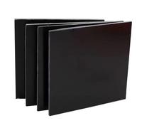 ZONSHJDKR Foglio in Fibra di Vetro, 1 Pezzo da 0,2~4 mm Spessore, Foglio Modello in Nera, Piastra in epossidica G10 FR4 3D for Antistatico(1.5mm,235MM x 235MM)