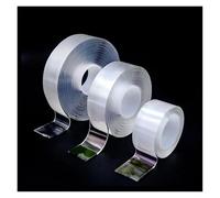 ZONSHJDKR Nastro Biadesivo, Nastro Biadesivo da Parete con Funzione di Nastro Autoadesivo in Silicone for Accessori Bagno e Cucina, 1 m/2 m/3 m/5 m(Width 2cm,1 Meter)