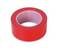 ZONSHJDKR Nastro Fosforescente, Nastri di Sicurezza 8 cm x 33 m, Nastro Segnalazione Pericolo, Adesivo, for Pavimenti, Avvertimento, Ideale for Il distanziamento Sociale, for, Rosso