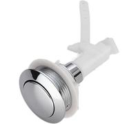 ZONSHJDKR Pulsante del WC, Pulsante di Scarico del WC, Pulsante Singolo Rotondo for, for Serbatoio 'Acqua, Ricambio for Coperchio con Foro da 38 a 45 mm