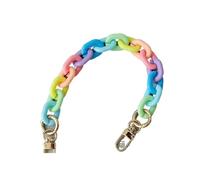 ZONSHJDKR Tracolla per Borsa Accessorio Moda Donna Parti Staccabili Maniglia for Telefono a Spalla in Acrilico Femminile con Cinturino in Resina Carina(30cm)