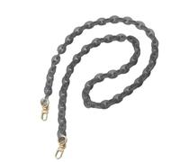 ZONSHJDKR Tracolla per Borsa Accessorio Moda Donna Parti Staccabili Sostituzione Cinturino di Lusso in Resina Grigia Manico a Spalla in Acrilico da(120cm-03)