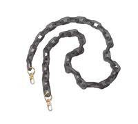 ZONSHJDKR Tracolla per Borsa Accessorio Moda Donna Parti Staccabili Sostituzione Cinturino Grigio Bianco Opaco Manico a Spalla in Acrilico da(120cm)