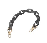 ZONSHJDKR Tracolla per Borsa Accessorio Moda Donna Parti Staccabili Sostituzione Cinturino Grigio Bianco Opaco Manico a Spalla in Acrilico da(40cm)