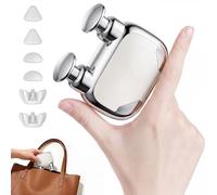 ZONSUSE Mini Pistola Massaggiante Portatile, Massaggiatore Muscolare Compatto, Massaggiatore da Viaggio, per Sport, Ufficio, Casa, Sollievo Rapido dalla Fatica, Idea Regalo per Uomo Donna (Argento)