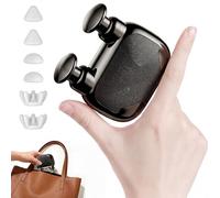 ZONSUSE Mini Pistola Massaggiante Portatile, Massaggiatore Muscolare Compatto, Massaggiatore da Viaggio, per Sport, Ufficio, Casa, Sollievo Rapido dalla Fatica, Idea Regalo per Uomo Donna (Nero)