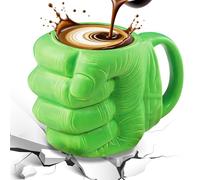 ZONSUSE Tazza a Forma di Pugno Supereroe, Grande Tazza da Caffè in Ceramica, Tazza da Cappuccino con 3D Divertente, Idea Regalo per Marvel Fan e Collezionisti, Compleanno, Festa del Papà, 700ml