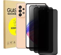 zonyee 3 Pezzi Privacy Pellicola Protettiva per Samsung Galaxy A53 5G/A52/A51 6.5", Durezza 9H Anti-Spy Vetro Temperato, Anti-Graffio,Senza Bolle, Anti-Spia Protezione Schermo per Samsung Galaxy A53