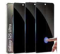 zonyee 3 Pezzi Privacy Pellicola Protettiva per Samsung Galaxy S25 Ultra, Durezza 9H Anti-Spy Vetro Temperato Film, Anti-Graffio, Senza Bolle, Facile da Installare, Anti-Spia Protezione Schermo