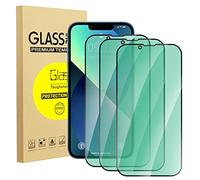 zonyee Vetro Temperato Per iPhone 13 Pro Max, 3 Pezzi Durezza 9H Anti Luce Blu Pellicola Protettiva per iPhone 13 Pro Max 6.7 Pollici [Protezione per Gli Occhi con Luce Verde] [HD Schermo Pellicola]