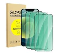 zonyee Vetro Temperato Per iPhone 14, 3 Pezzi Durezza 9H Anti Luce Blu Pellicola Protettiva per iPhone 14 6.1 Pollici [Protezione per Gli Occhi con Luce Verde] [HD Schermo Pellicola]