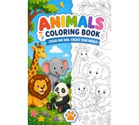 Zoo animal coloring book for kids
