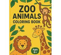Zoo Animals: Coloring Book