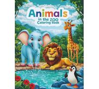 Zoo Animals Coloring Book for Toddlers | Funny Animals Easy Coloring Pages For Preschool and Kindergarten.: Funny Animals Easy Coloring Pages For ... | Includes 30 Designs With Beautiful Animals
