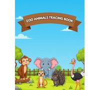Zoo Animals Tracing Book for Kids Ages 3-5: Trace Animals and Letters with Easy Gray Line Pages for Preschool and Toddlers