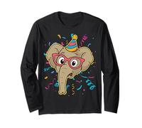 Zoo Animals Wildlife Festa di Compleanno Zoo Day Animal Maglia a Manica