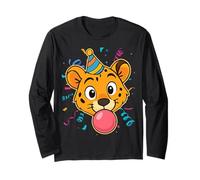 Zoo Animals Wildlife Festa di Compleanno Zoo Day Animal Maglia a Manica