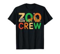 Zoo Crew Jungle Wildlife Animal Family Holiday Custode dello zoo Maglietta