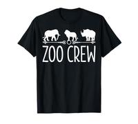 Zoo Crew Safari Fans Wildlife Jungle Animal Lovers Zoo Keeper Maglietta