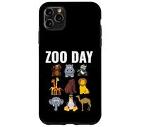 Zoo Day Cartoon Animale Divertimento Famiglia Gita Custodia per iPhone 11 Pro Max