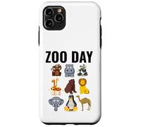 Zoo Day Cartoon Animale Divertimento Famiglia Gita Custodia per iPhone 11 Pro Max
