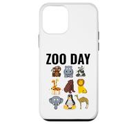 Zoo Day Cartoon Animale Divertimento Famiglia Gita Custodia per iPhone 12 mini