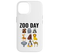 Zoo Day Cartoon Animale Divertimento Famiglia Gita Custodia per iPhone 14