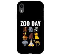 Zoo Day Cartoon Animale Divertimento Famiglia Gita Custodia per iPhone XR