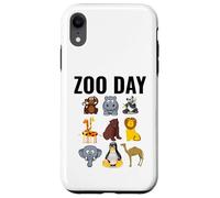 Zoo Day Cartoon Animale Divertimento Famiglia Gita Custodia per iPhone XR