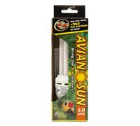 Zoo Med AS-C5E AvianSun 5.0 UVB Lampada voliera per uccelli 26 Watt, fluorescente compatta in vetro al quarzo
