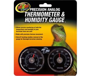 Zoo Med Dual Thermometer / Humidity Gauge - 1 pz.