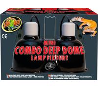 Zoo Med Mini Combo Deep Dome Lamp Fixture - 1 pz.