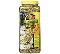Zoo Med Natural Juvenile Bearded Dort Food, mangime per semi di barba, 567 g, con vitamine e minerali