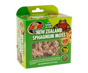 Zoo Med New Zelanda Sphagnum Moss - Substrato Naturale per Terrario per Tartarughe di Terra e Rettili, Muschio di Sfagno, 1,3 L