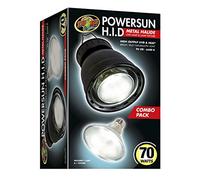 Zoo Med powersun h.i.d Lampada UVB Combo Pack per Rettile/Amphibien 70 W