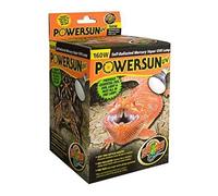 Zoo Med Powersun - Lampada riscaldante per Rettili, Iguane, Draghi Barbuti, attacco E27, Raggi UVA e UVB, Emissione 1680 lumen, 160 W