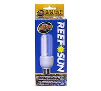 Zoo Med RL-CF1E ReefSun 50/50 Mini Compact Fluorescente, Lampadina a risparmio energetico per tutti gli acquari di acqua dolce e salata