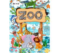 Zoo of the Sea: Cute Aquatic Animals Coloring Book for Kids Ages 4-8: Explore an Ocean Zoo of Dolphins, Turtles, Sharks & More | Fun and Easy Colouring Pages for Boys and Girls