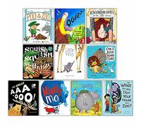 Zoo Series 10 Picture Flat Books Collection Set (Quiet, Little Why, Poo in the Zoo, Mighty Mo, The Great AAA-OOO!, Can I Join Your Club & MORE!)