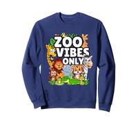 Zoo Vibes: Solo Una Festa allo Zoo Un Giorno allo Zoo Safari Zoo Animal Felpa