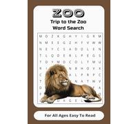 Zoo Word Search Puzzle Book: Word Searches with Easy to Read Print with Wildlife, and More 6x9 inches, 110 Pages, 55 Puzzles… Great gift for Birthdays, Holidays, Vacations, Less screen time.