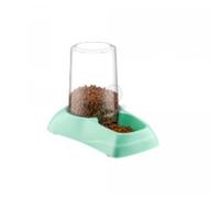 Zoobeedoo dispenser acqua/distributore cibo - verde 1 pz - 28,5 x 20 x 21,5 cm