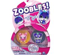 Zoobles 2-Pack Animali Trasformabili Opposite Obsessed 2x Figurine + Accessori