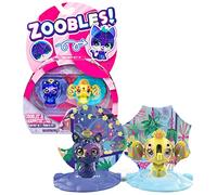 Zoobles 6063621 Animals Starlight Llama & Sunshine Elephant - 2 figure da collezione con meccanismo di trasformazione
